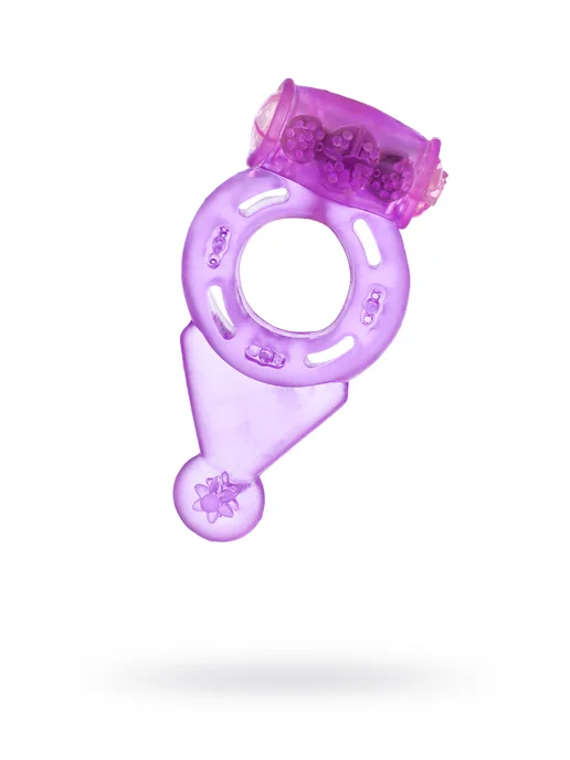 Toyfa Basic Эрекционное кольцо с вибрацией, фиолетовый, фото 5