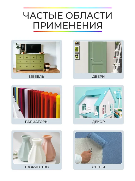 ModoColore Краска для мебели меловая белая, белый, фото 3