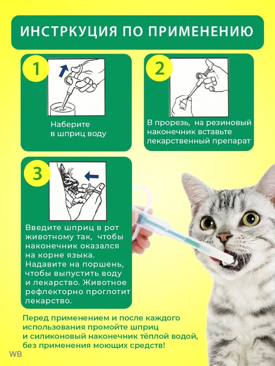 Pro_pets Таблеткодаватель шприц ветеринарный для кошек и собак