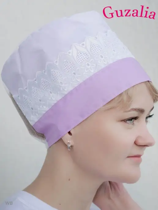 Guzalia колпак поварской цветной, фиолетовый, фото 4