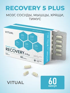 Recovery 5 Plus пептиды сосудов хрящей мозга тимуса мышц БАД VITUAL LABORATORIES 91179537 купить за 13 264 ₽ в интернет-магазине Wildberries