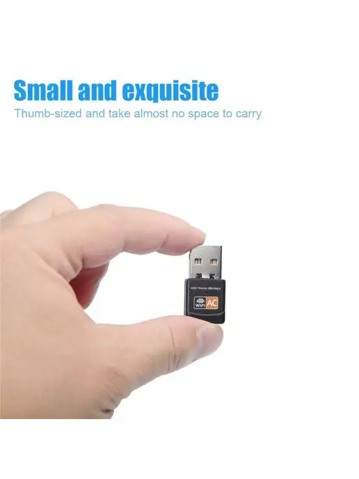 Palmexx USB Wi-Fi Адаптер 600Mbps, 2.4GHz и 5GHz с антенной, DUAL 2.4 b g, фото 2