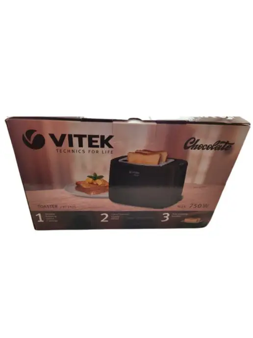 Думан Тостер Vitek VT-1571, коричневый, фото 3