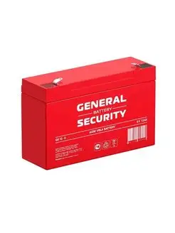 Батарея 6 Вольт 12 Ач для детской машинки, фонаря, эхолота General Security 91249720 купить за 1 198 ₽ в интернет-магазине Wildberries