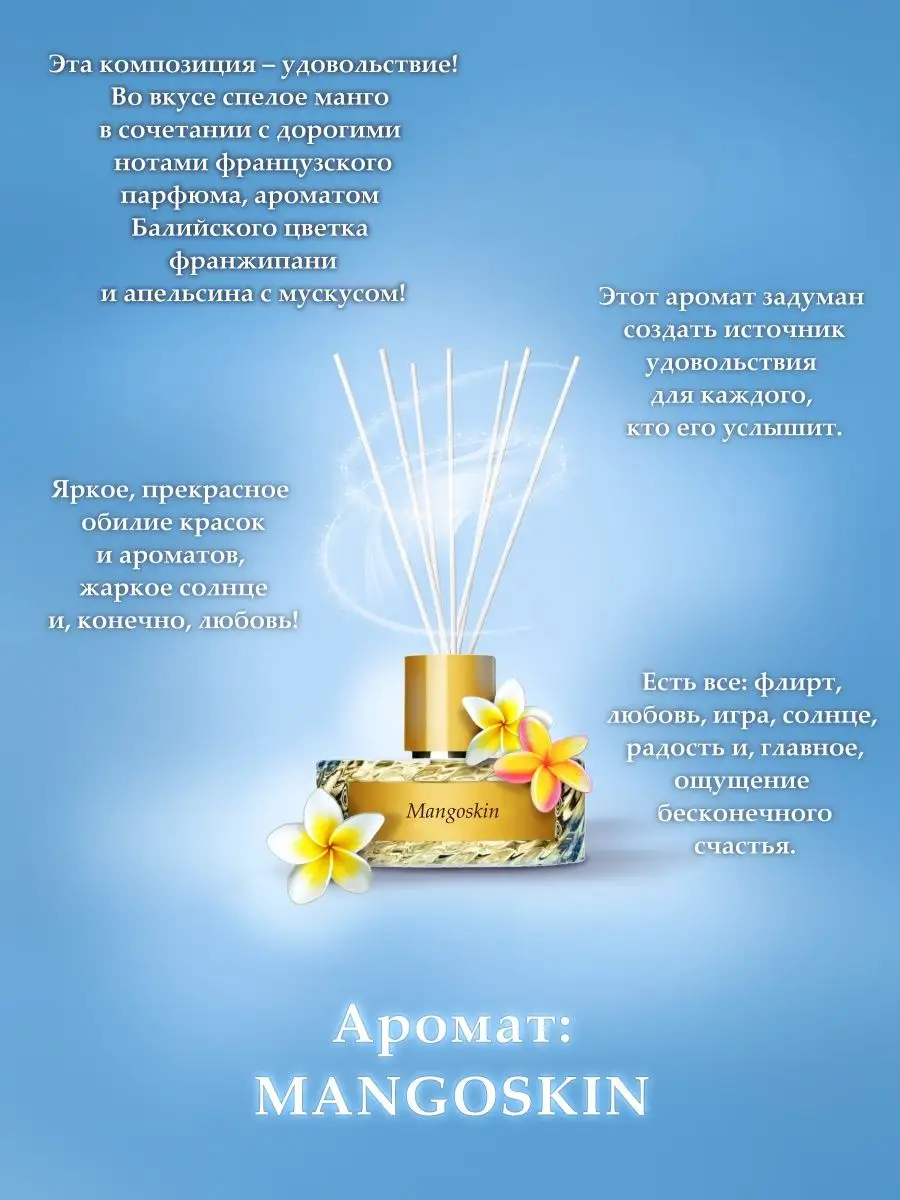 Диффузор для дома Frangipani & Musk AnnBleor 91264426 купить за 1 501 ₽ в  интернет-магазине Wildberries