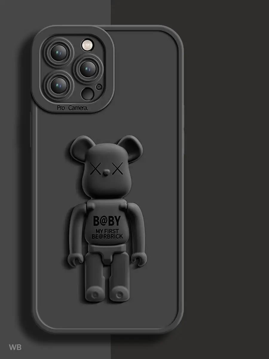 Чехол на телефон iphone 12 bearbrick Rich Babe 91272406 купить за 178 ₽ в  интернет-магазине Wildberries