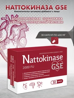 Бад Наттокиназа GSE капс. по 400 мг №30 Биотерра 91291289 купить за 582 ₽ в интернет-магазине Wildberries