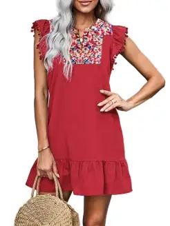 Платье летнее женское короткое MyCrush 91355996 купить за 2 738 ₽ в интернет-магазине Wildberries
