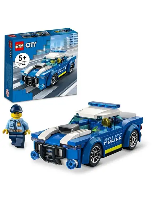 LEGO Конструктор City 60312 Полицейская машина