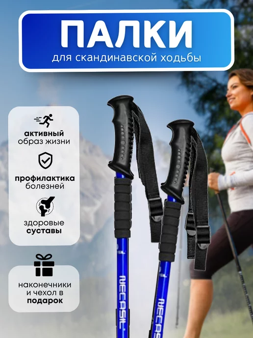Палки Для Скандинавской Ходьбы Складные Треккинговые Chit.Store.