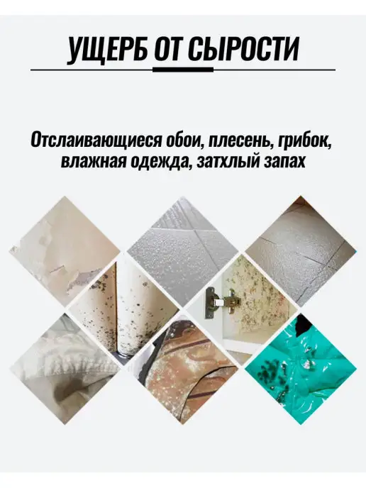 THE_IDEA Поглотитель влаги осушитель воздуха влагопоглотитель бытовой, черный, фото 7