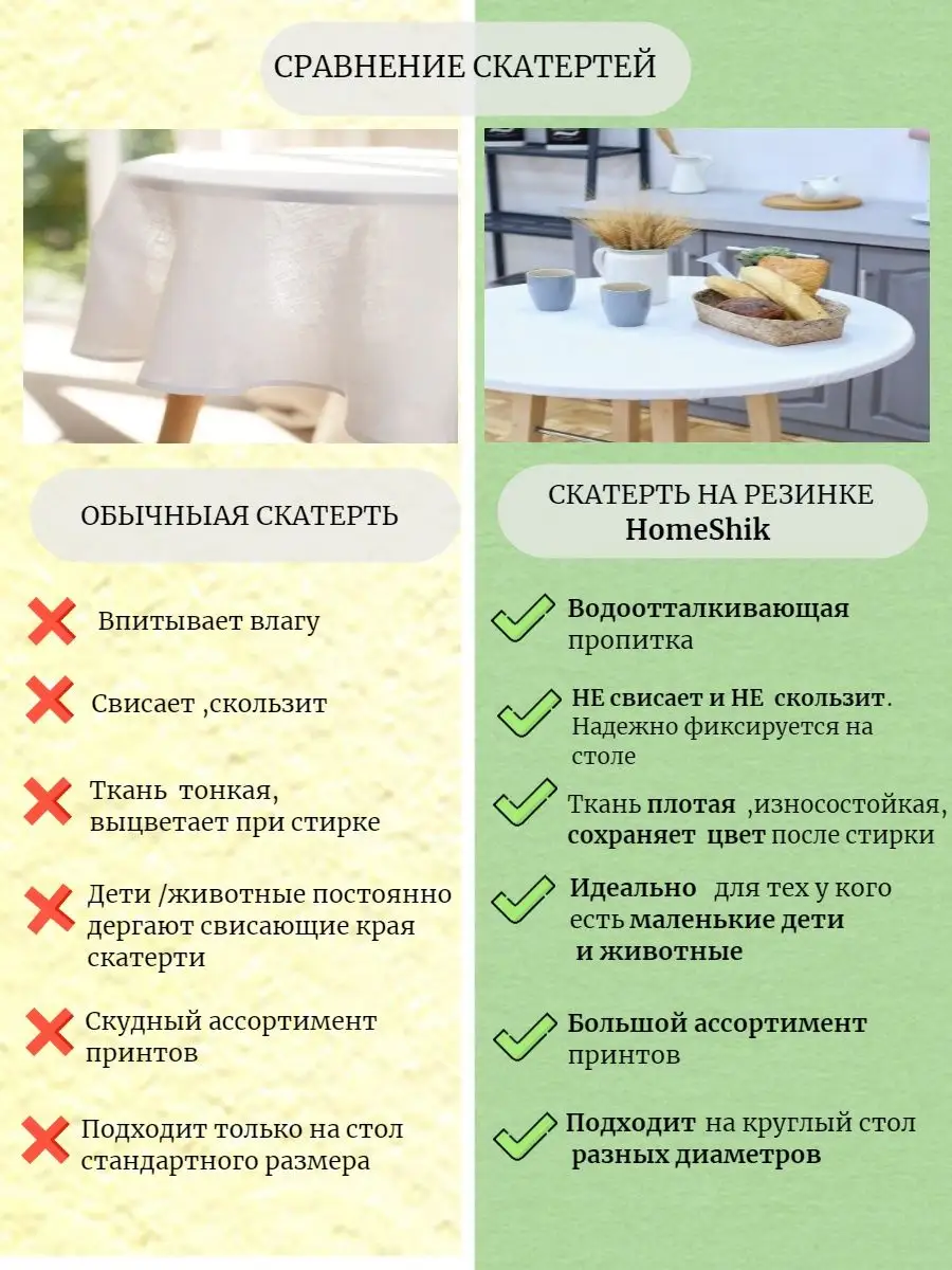 Скатерть на стол круглая HomeShik 91536044 купить за 1 216 ₽ в  интернет-магазине Wildberries