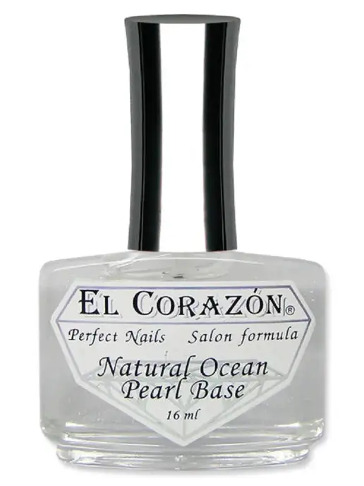 El Corazon Perfect Nails №401 "Natural Ocean Pearl Base", белый
