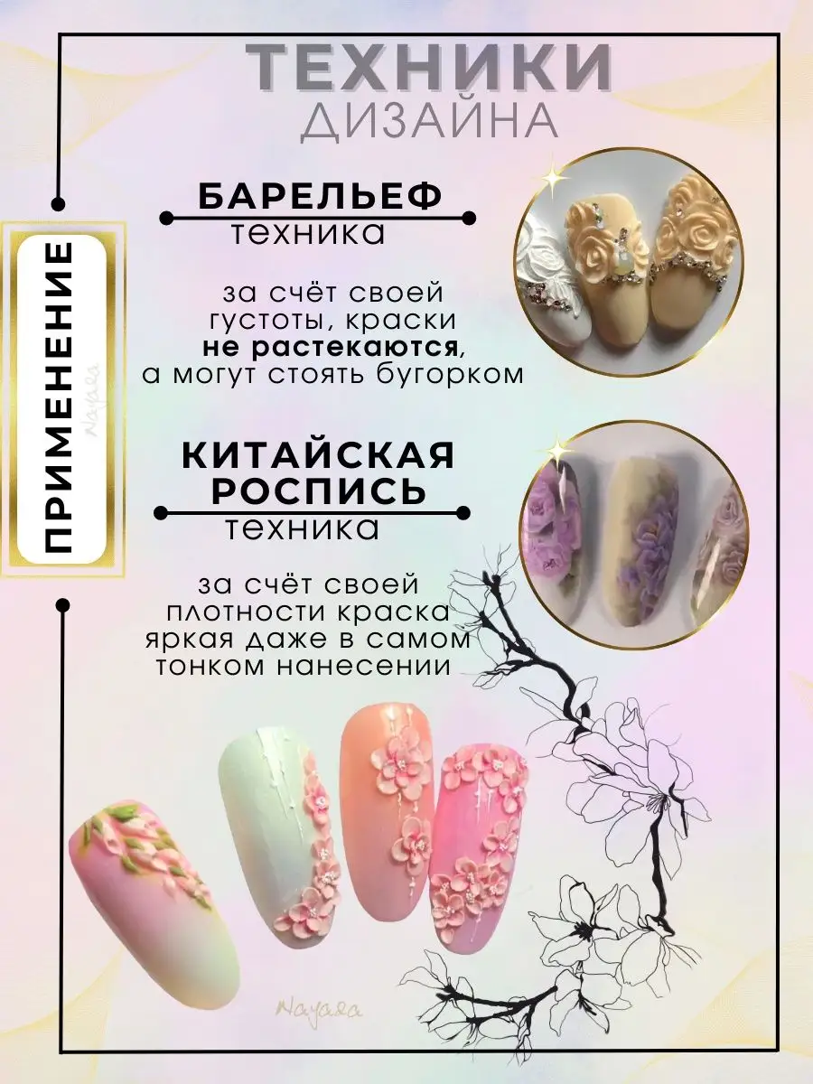 Купить гель-краски для ногтей в интернет-магазине Esthetic Nails