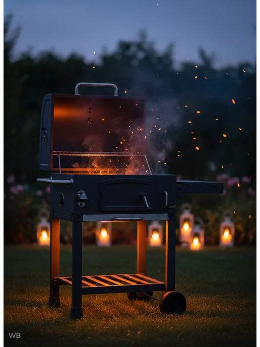 Majava Угольный гриль JAXON JAMESTOWN GRILL, чугунный, вариант, фото 7