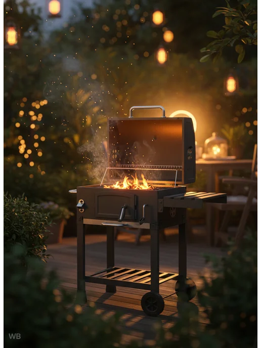 Majava Угольный гриль JAXON JAMESTOWN GRILL, чугунный, вариант, фото 8