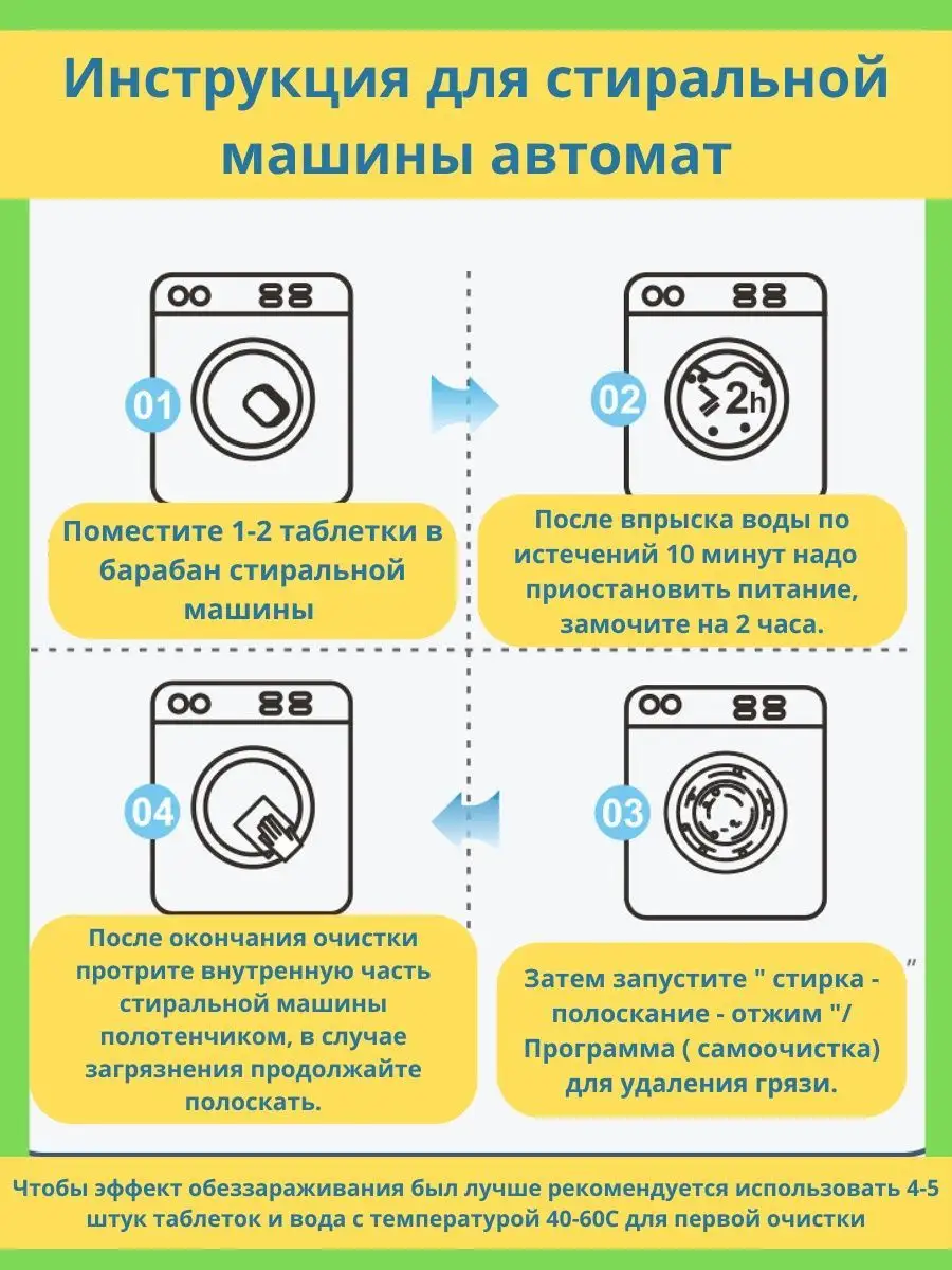 Таблетка очиститель для стиральный машины Очиститель стиральной машины  92045389 купить за 366 ₽ в интернет-магазине Wildberries