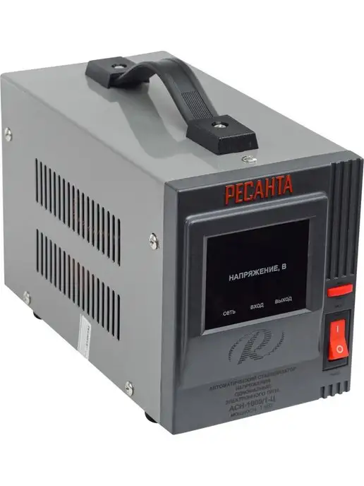 РЕСАНТА Стабилизатор напряжения АСН-1000 1-Ц однофазный, вариант, фото 6