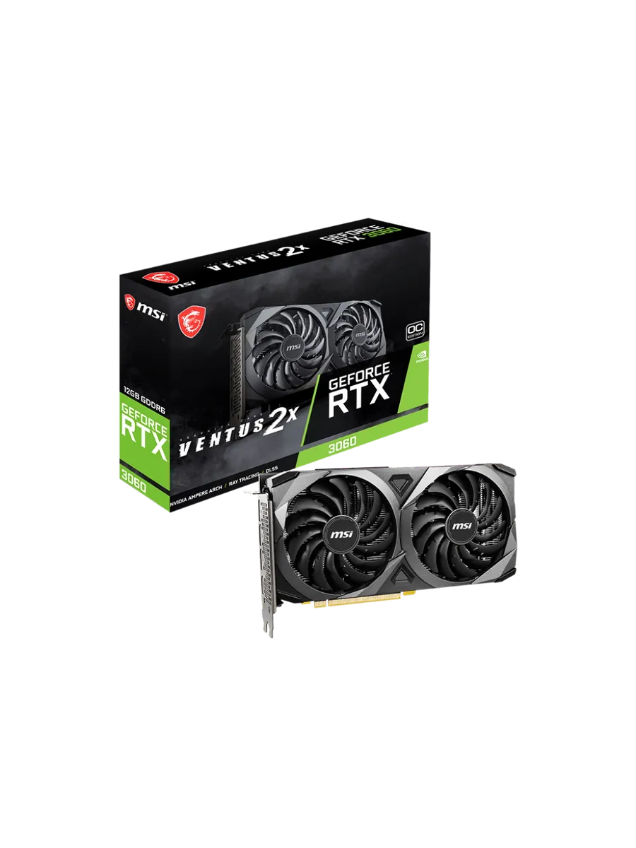 Видеокарта NVIDIA GeForce RTX 3060 12GB VENTUS 2X OC