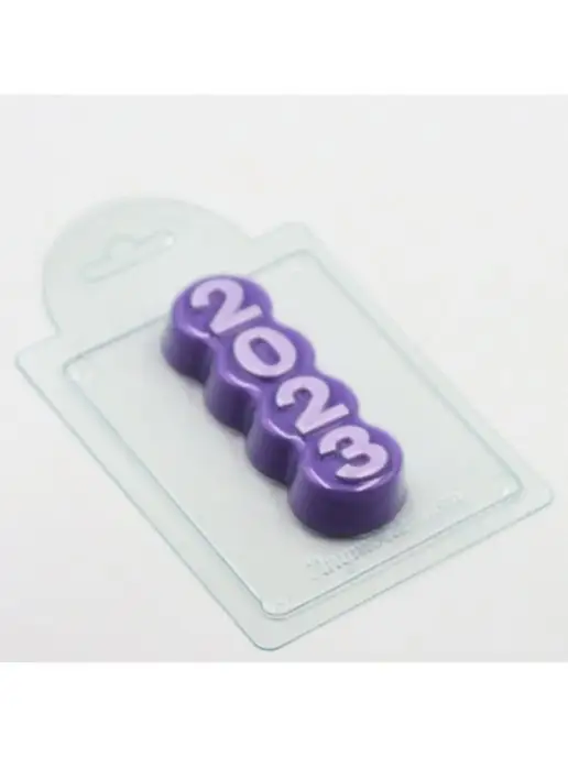 AnyMolds Пластиковая форма для мыла и шоколада 2023 вертикаль, белый, фото 3