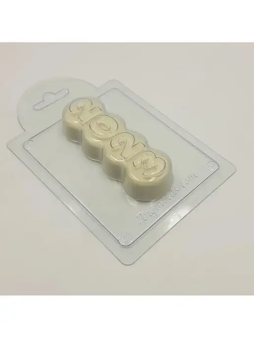 AnyMolds Пластиковая форма для мыла и шоколада 2023 вертикаль, белый, фото 5