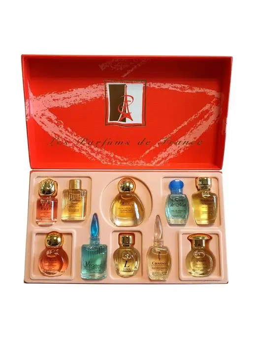 CHARRIER PARFUMS Винтажный набор парфюмированной воды "Top Ten", 10 шт