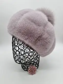 Берет зимний норковый утепленный LUXURY FUR HATS 92155094 купить за 13 493 ₽ в интернет-магазине Wildberries