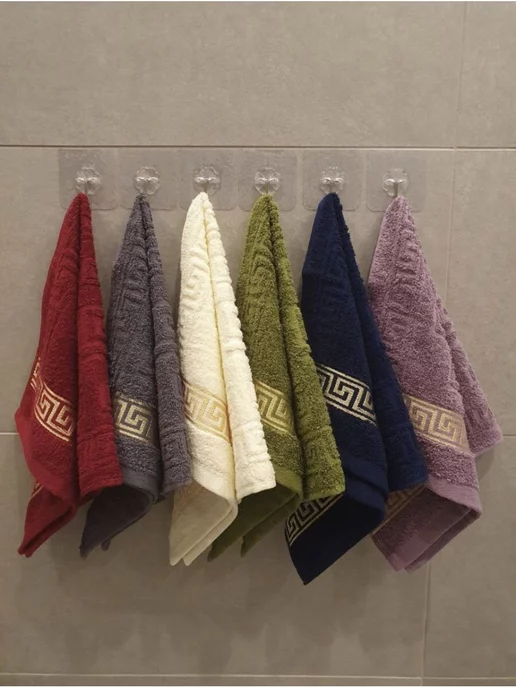 Boni Home Полотенце кухонное набор махровое 6 шт 30х50 см, 30x50 см, 6 шт, фото 2