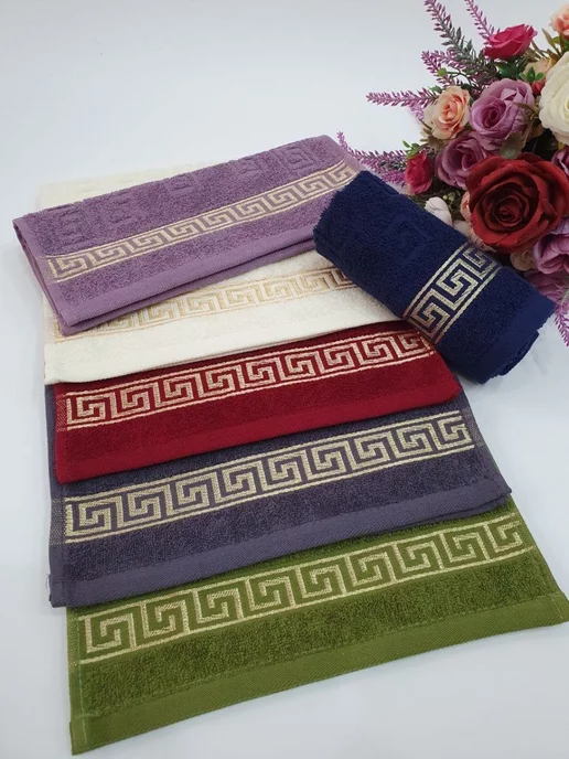 Boni Home Полотенце кухонное набор махровое 6 шт 30х50 см, 30x50 см, 6 шт, фото 3