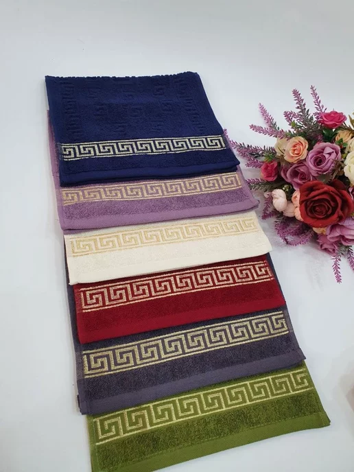 Boni Home Полотенце кухонное набор махровое 6 шт 30х50 см, 30x50 см, 6 шт, фото 5