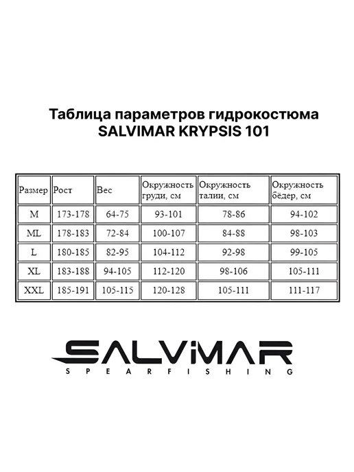 Salvimar Гидрокостюм неопреновый GARDA KRYPSIS 5 мм, раздельный, зеленый, фото 3