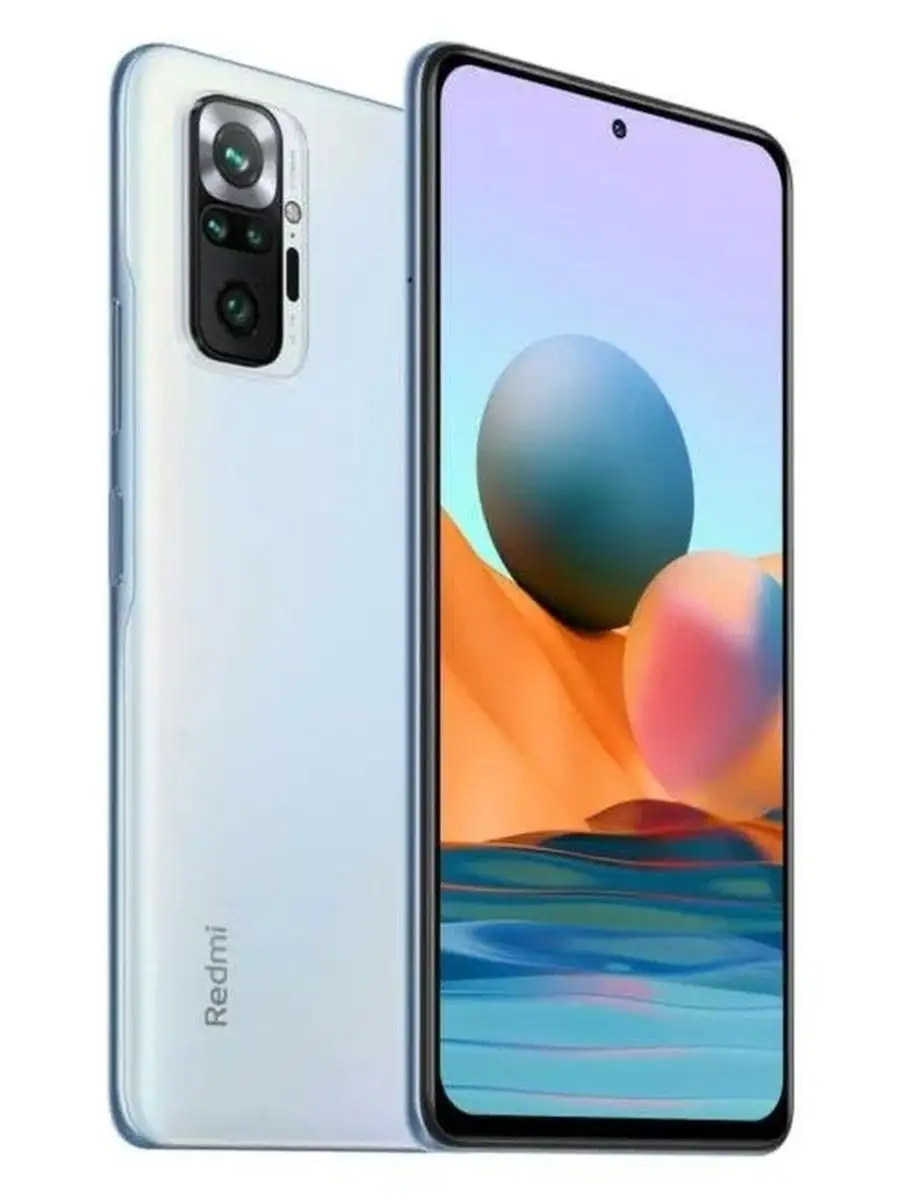 Смартфон Redmi Note 10 Pro Glacier Blue 8G RAM 128G ROM Xiaomi 92193995  купить в интернет-магазине Wildberries