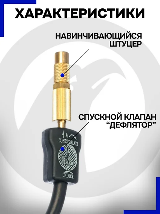 BERKUT Манометр высокоточный с дефлятором 0 - 4.2 Атм ADG-032, вариант, фото 5