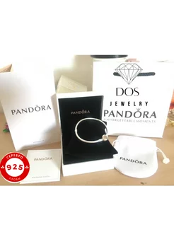 Серебряный Браслет Пандора PANDORA 92242010 купить за 3 861 ₽ в интернет-магазине Wildberries