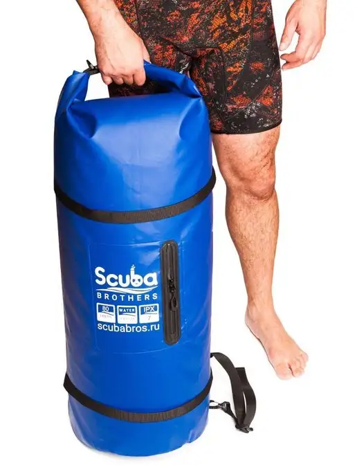SCUBA BROTHERS Гермомешок SB SUP BAG 60 литров, IPX7, синий, фото 4