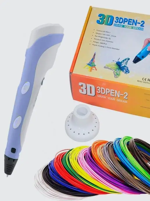 Nazarov Набор 3D ручки PEN-2 Мир фантазий, фиолетовый, фото 2