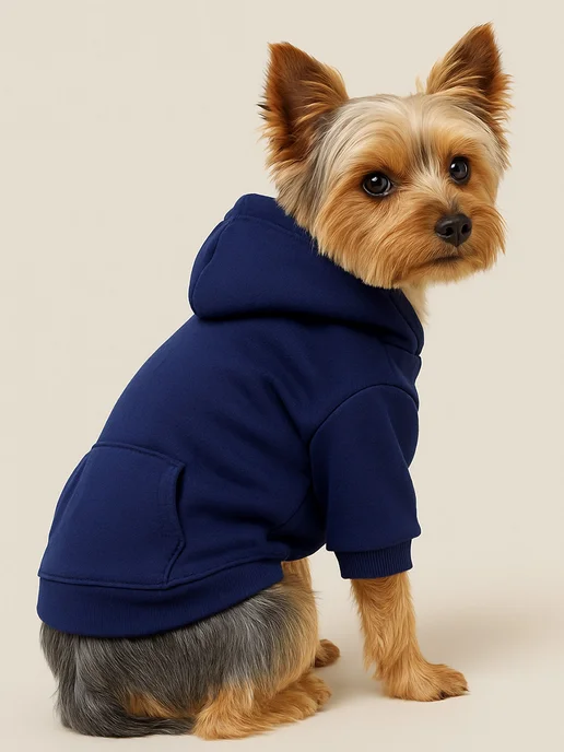 T-Pets Одежда для животных. Кофта толстовка для собак и кошек, синий, фото 5