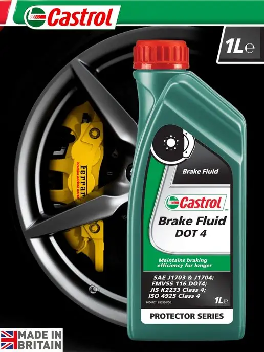 CASTROL Тормозная жидкость Breke Fluid DOT-4