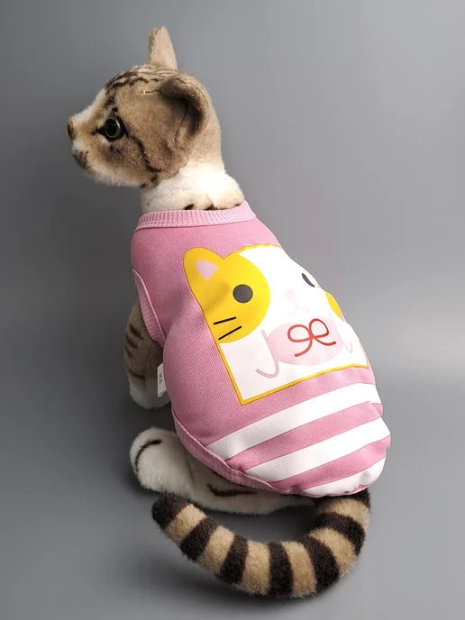 ВОТКОТ Одежда для котят кофта, розовый, фото 3