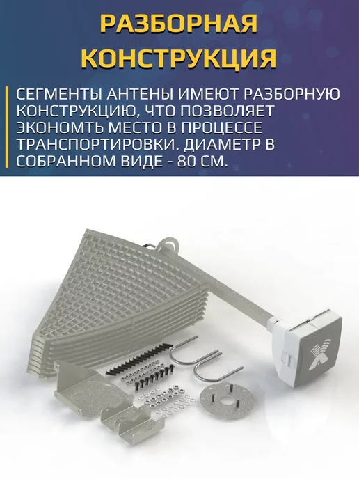 Антэкс Комплект усиления сигнала мобильного интернет 3G, 4G LTE, 3 г, 4 г, фото 5