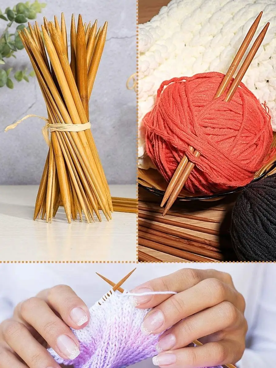 Чулочные спицы для вязания Бамбук | KnitPro