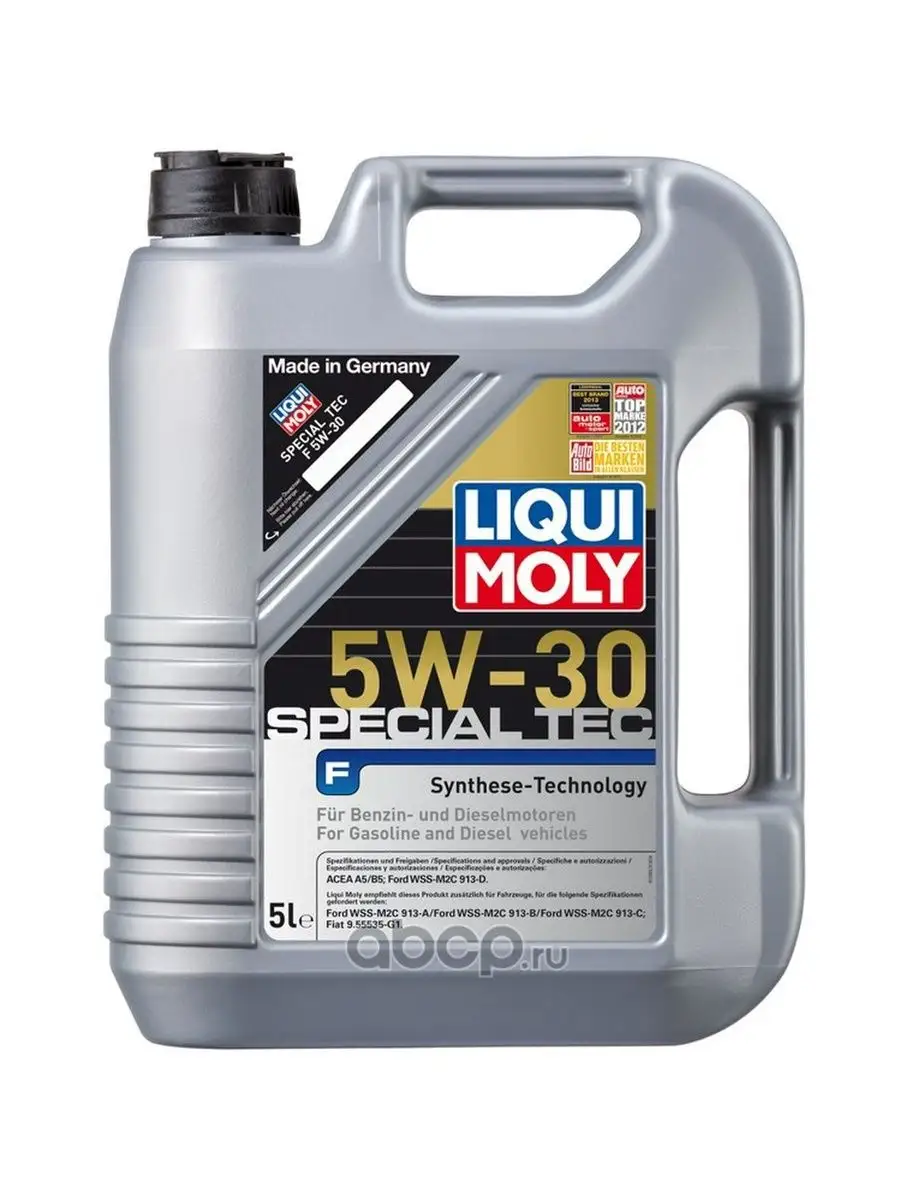 Масло моторное Ликви Моли 5W30 синтетика бензин дизель 5л Liqui Moly  93177505 купить за 10 170 ₽ в интернет-магазине Wildberries