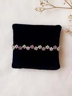 Браслет из бисера ромашки Ami made this 93205628 купить за 471 ₽ в интернет-магазине Wildberries
