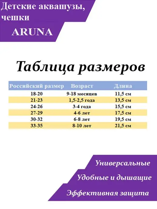 ARUNA Аквашузы детские для бассейна и моря, вариант, фото 5