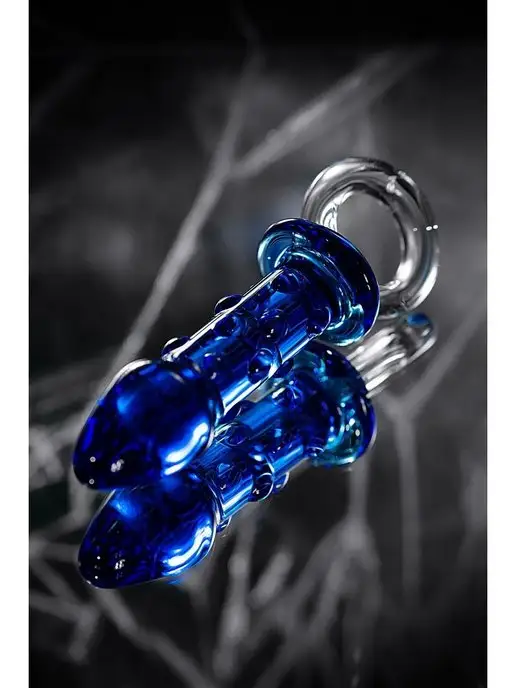 Sexus Glass Анальная пробка, синий, фото 4