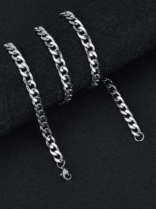 Premium Jewelry iRi GIFTS Цепочка женская на шею - бижутерия, серый, фото 4