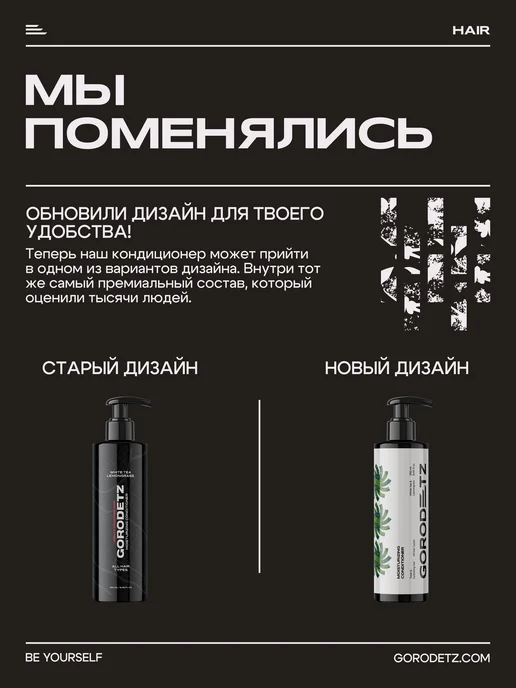 GORODETZ Бальзам для волос кондиционер профессиональный мужской, 250 мл, фото 2