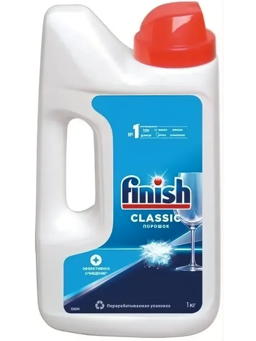 Finish Средство для посудомоечных машин Classic, 1 кг, 1 кг