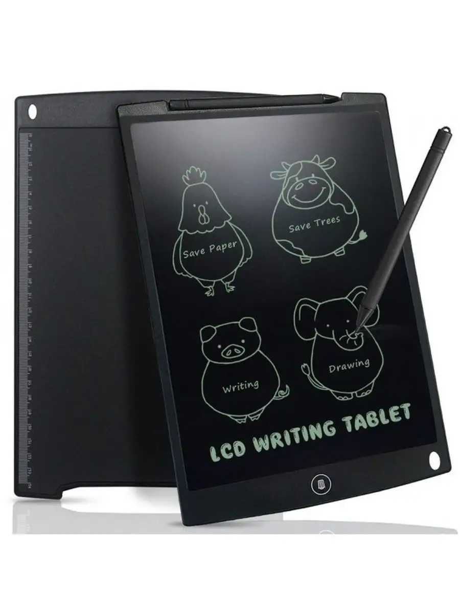 Графический планшет LCD Writing Tablet 12 дюймов со стилусом MUZAFER  93535163 купить за 753 ₽ в интернет-магазине Wildberries