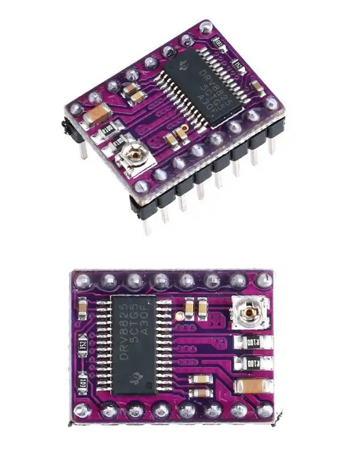 Fosbix Модуль Драйвер шагового двигателя DRV8825 с радиатором, вариант, фото 2